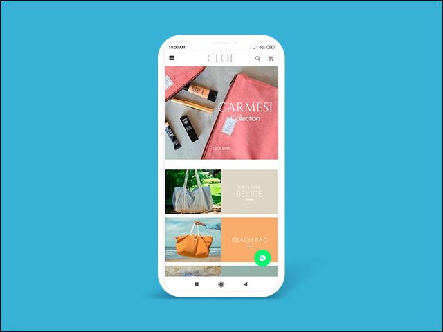 Vista del sitio de Cloé