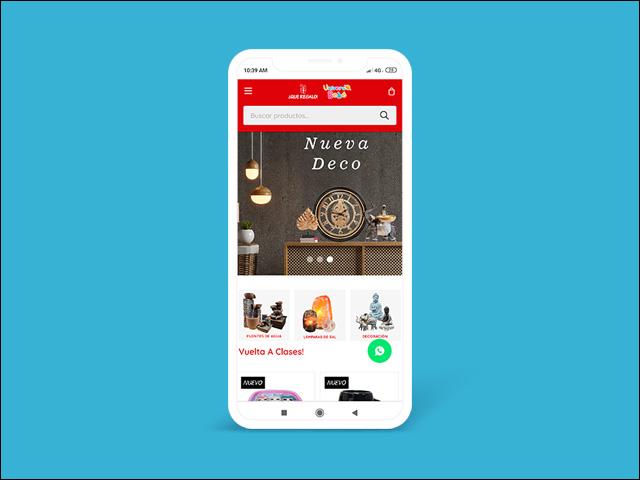 Vista del sitio de ¿Qué regalo?