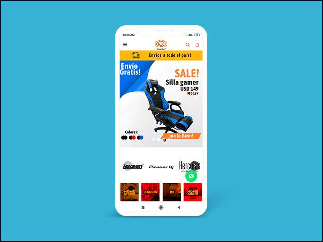 Vista del sitio de Woofer