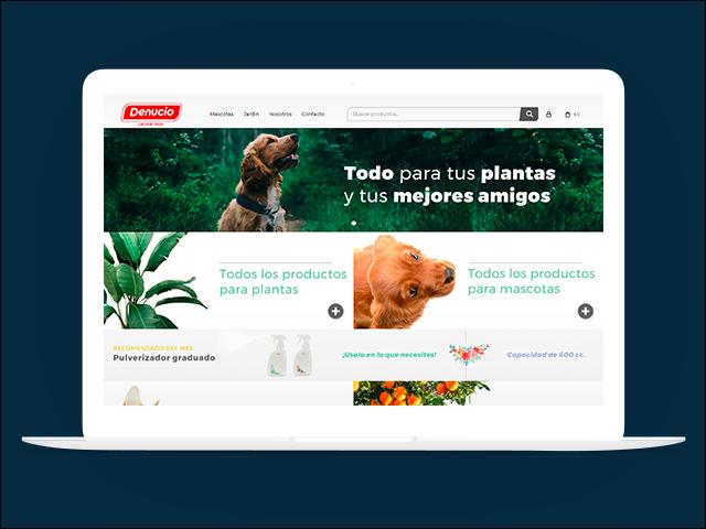 Vista del sitio de Denucio