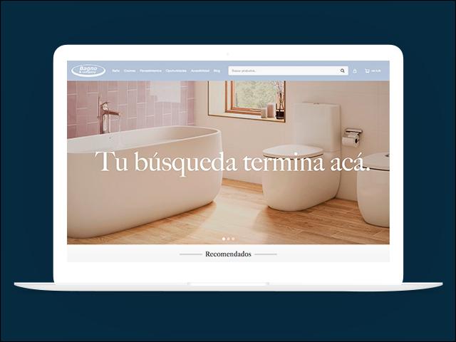 Vista del sitio de Bagno & Company