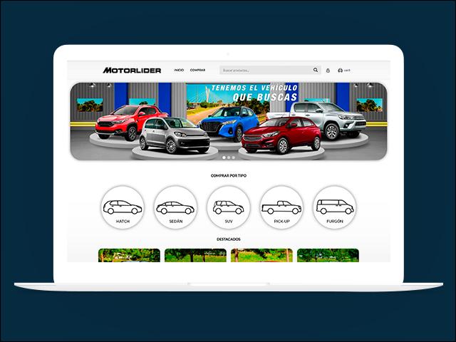 Vista del sitio de Motorlíder