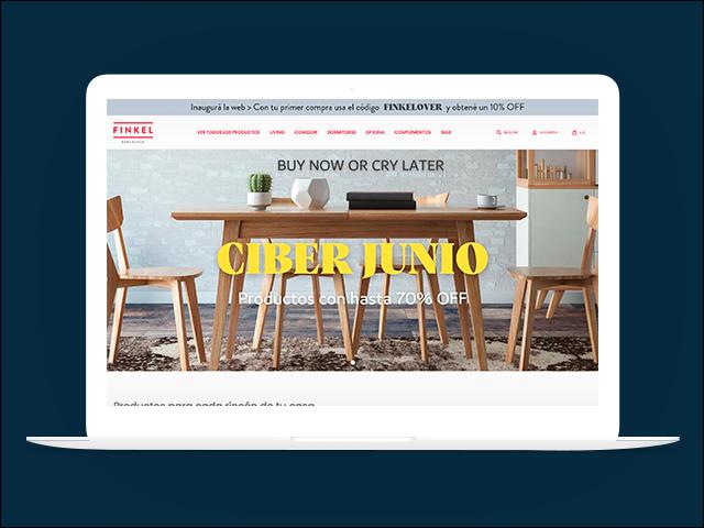 Vista del sitio de Finkel 