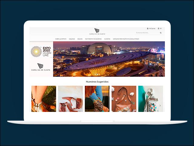 Vista del sitio de Carolina de Cunto