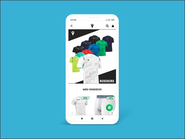 Vista del sitio de Macron Uruguay