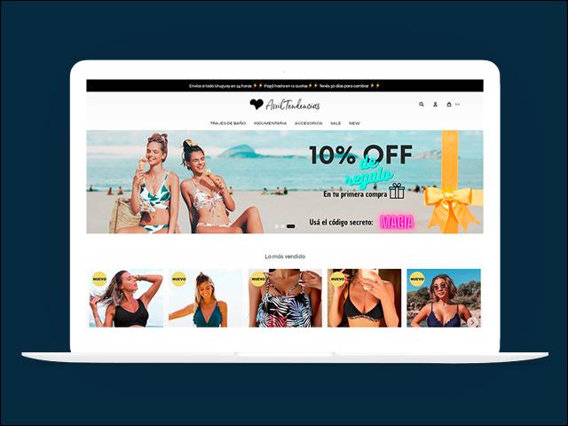 Vista del sitio de Avril Tendencias