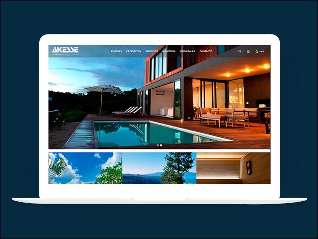 Vista del sitio de Akesse