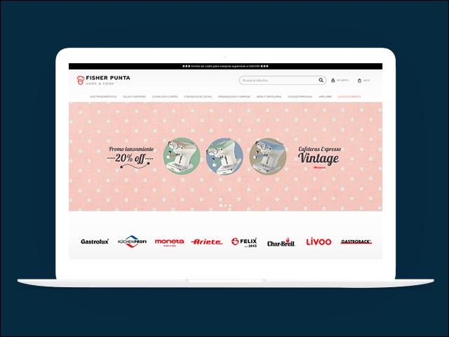 Vista del sitio de Fisher Punta