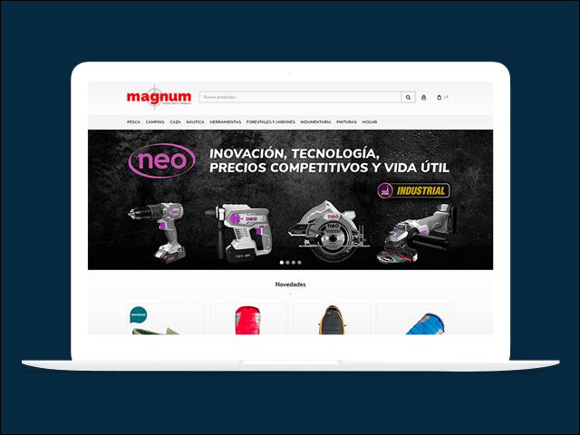 Vista del sitio de Magnum