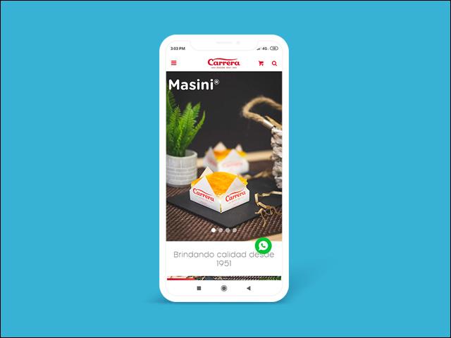 Vista del sitio de Carrera