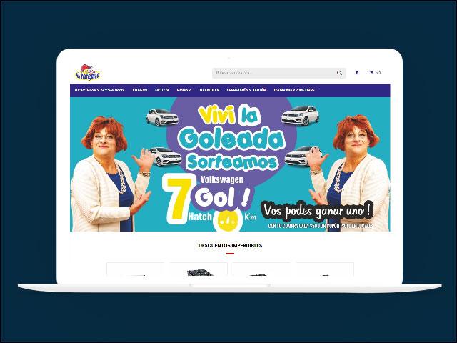 Vista del sitio de El Honguito