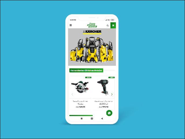 Vista del sitio de Salvador Tortorella