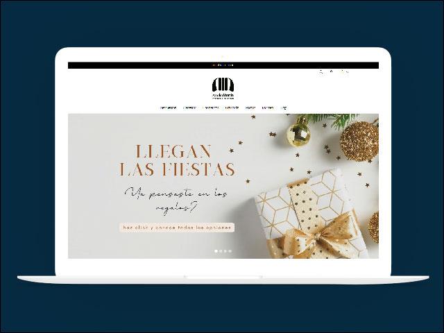 Vista del sitio de Analía Martín