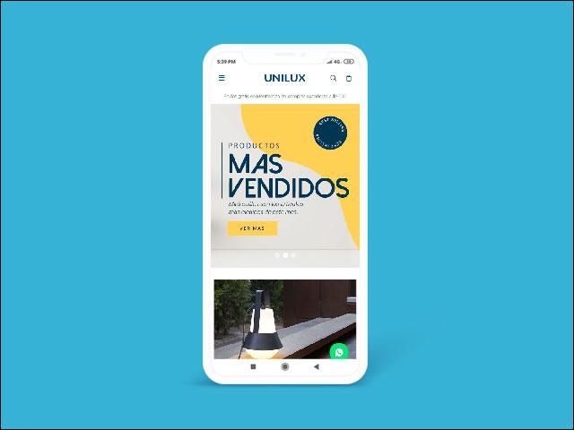 Vista del sitio de Unilux