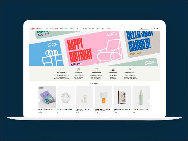 Vista del sitio de Kave Home