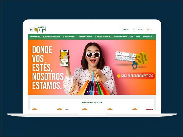 Vista del sitio de Electrocentro Rivera