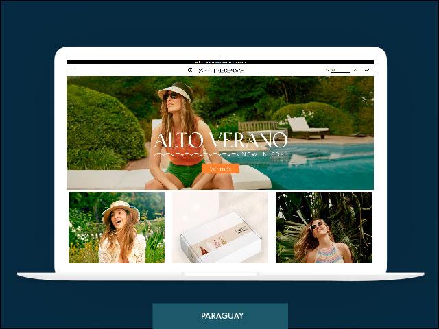 Vista del sitio de Daniel Cassin Paraguay