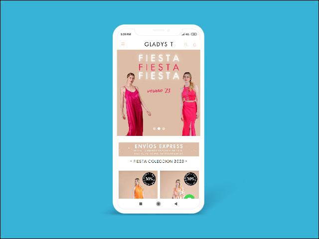 Vista del sitio de Gladys T