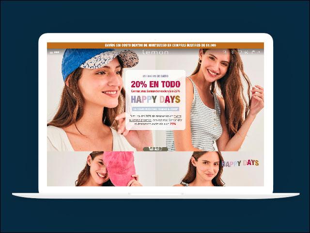 Vista del sitio de Lemon