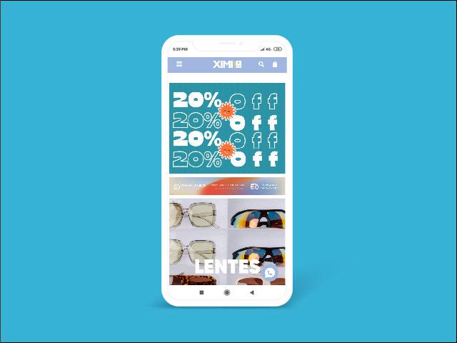 Vista del sitio de Ximi Vogue