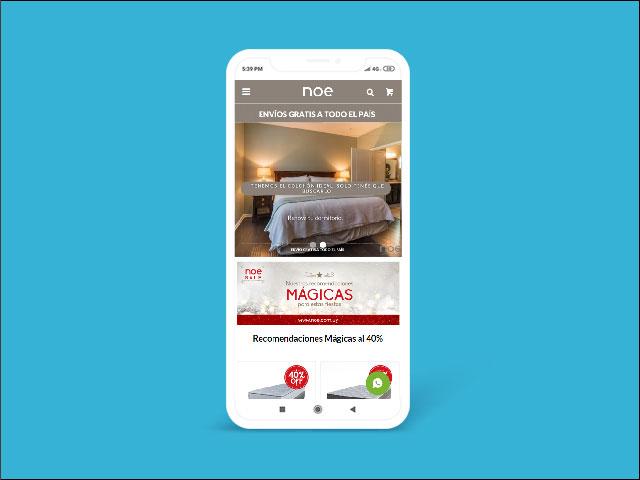 Vista del sitio de Noe