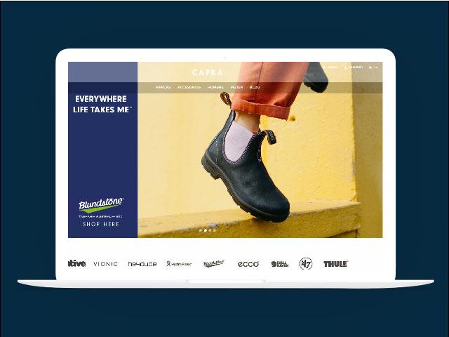 Vista del sitio de Capra