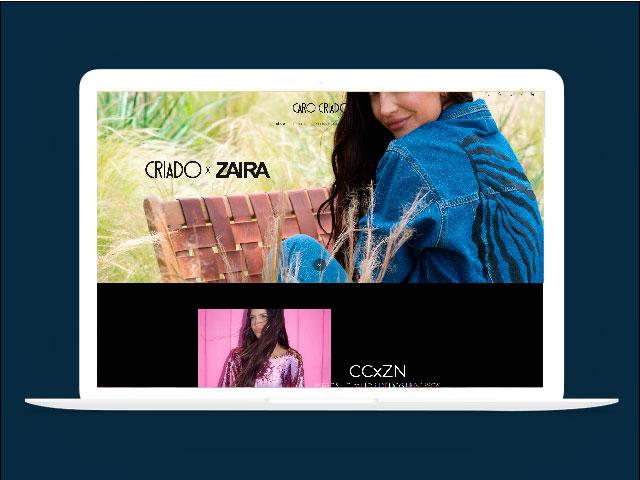 Vista del sitio de Caro Criado