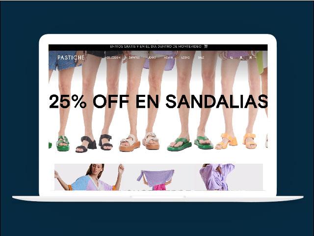 Vista del sitio de Pastiche