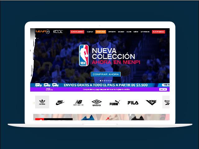 Vista del sitio de Menpi