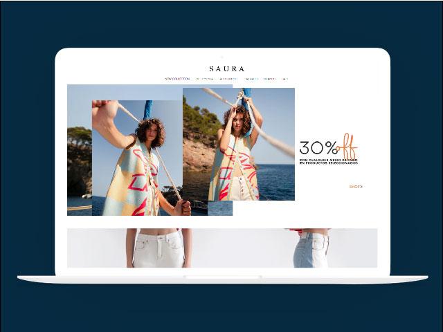 Vista del sitio de Saura