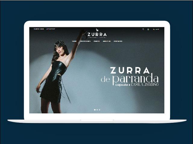 Vista del sitio de Zurra Leather