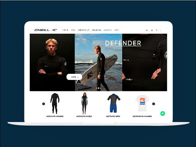 Vista del sitio de O'neill 