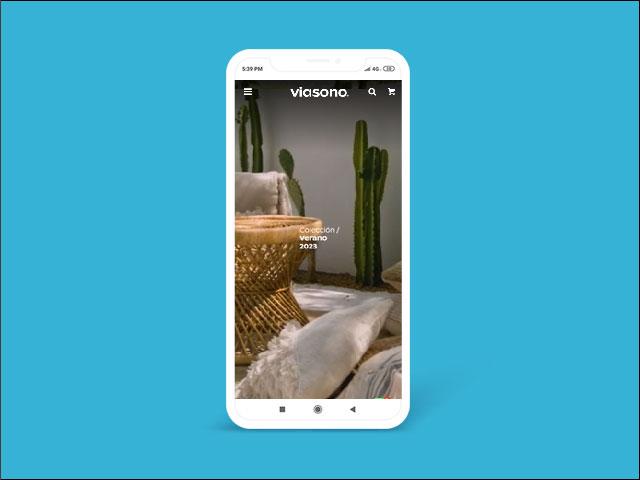 Vista del sitio de Viasono