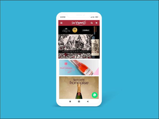 Vista del sitio de La Vigne