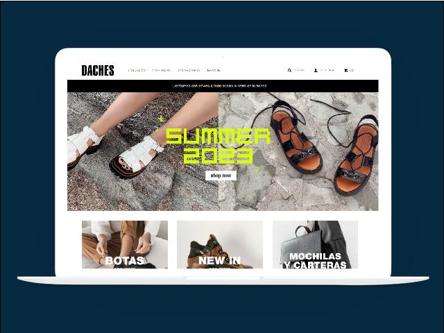 Vista del sitio de Daches