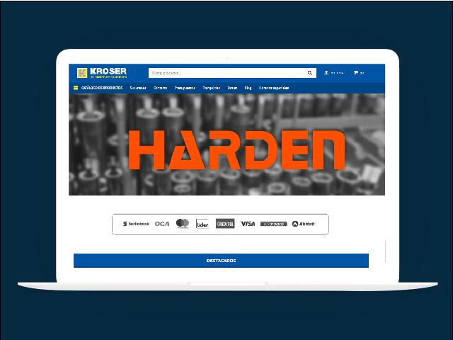 Vista del sitio de Kroser