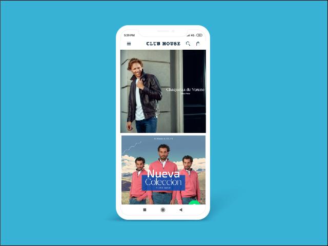 Vista del sitio de Club House