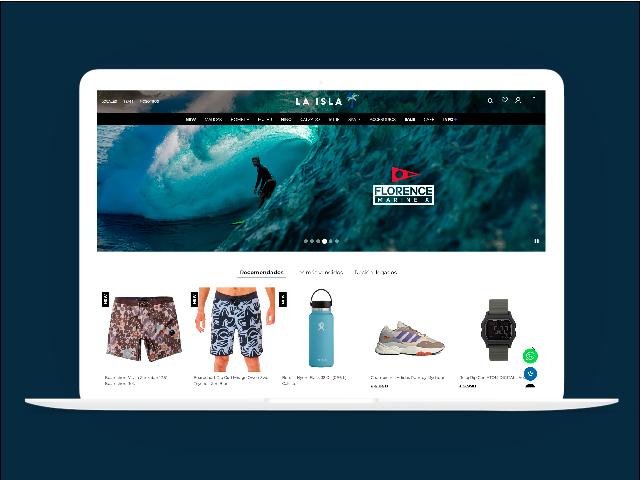 Vista del sitio de La Isla