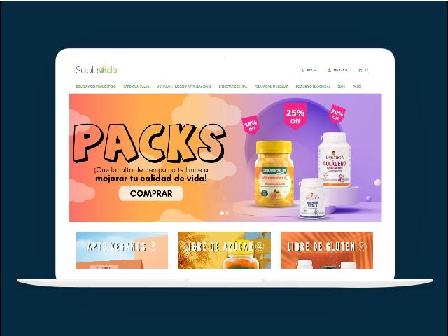 Vista del sitio de Suplevida