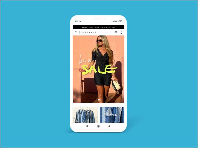 Vista del sitio de Be Ganesha