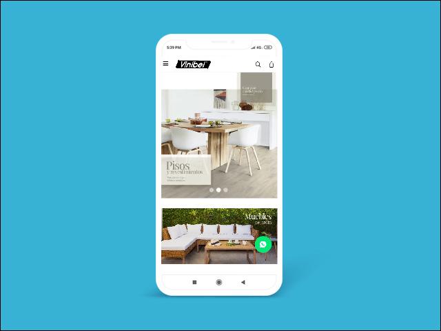 Vista del sitio de Vinibel