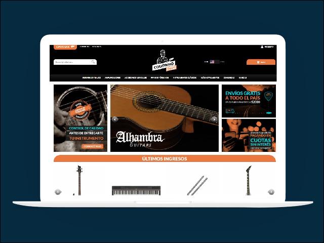 Vista del sitio de Coutinho