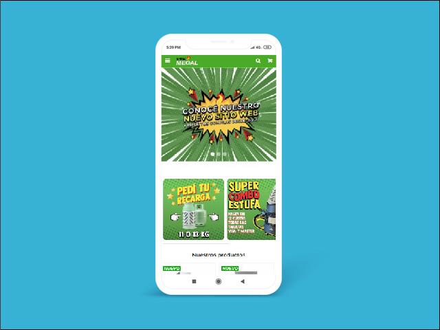 Vista del sitio de Megal