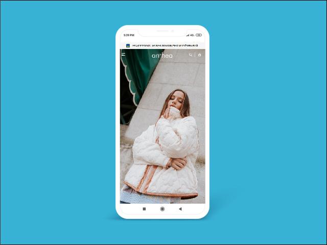 Vista del sitio de Anthea