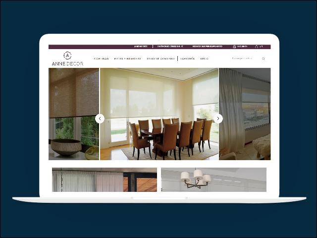 Vista del sitio de Anne Decor