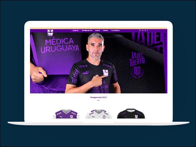 Vista del sitio de Defensor Sporting