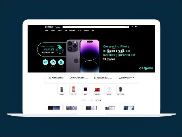 Vista del sitio de Denuevo