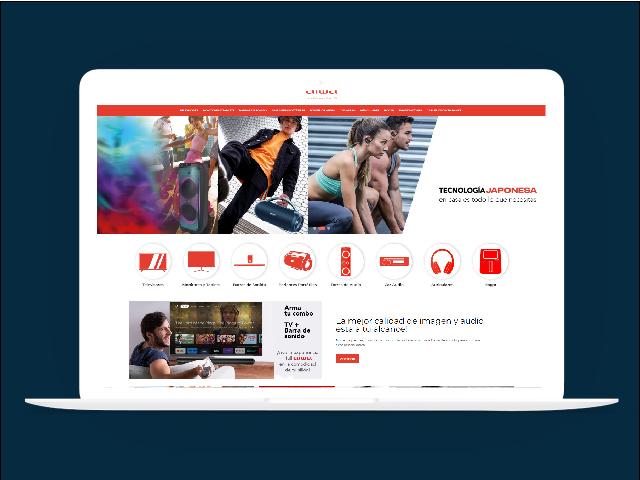 Vista del sitio de Aiwa