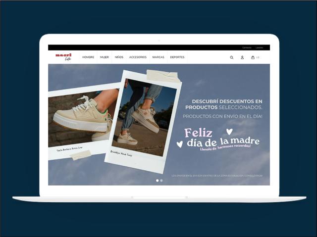 Vista del sitio de Macri Life