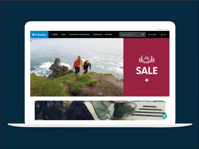 Vista del sitio de Columbia Paraguay